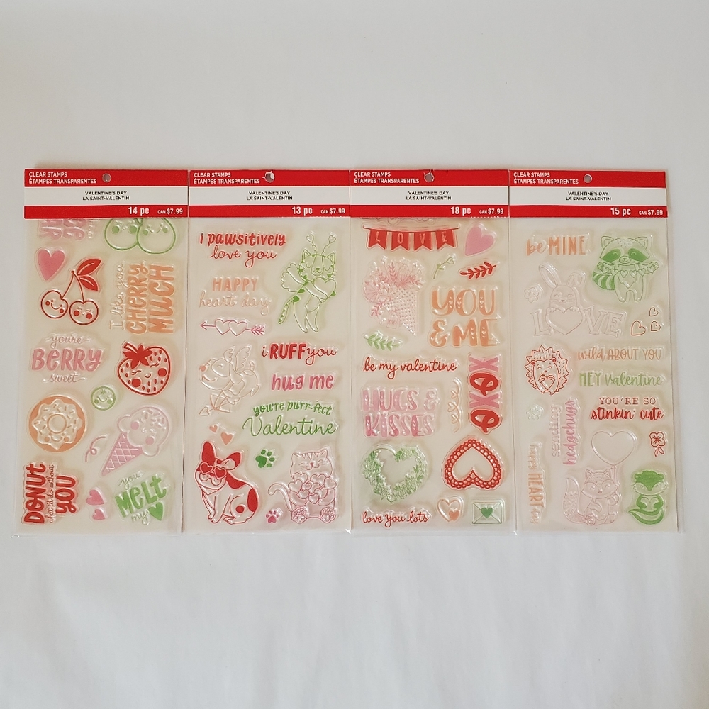 Clear Stamps VALENTINES!